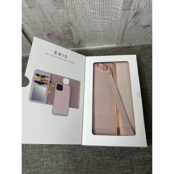 Habitu Eris Pink Tri-Fold Wallet Case For iPhone 11 Pro Max/Xs Max Wrist Strap - Picture 6 of 7